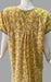 Yellow Floral Garden Soft 4XL Nighty . Soft Breathable Fabric | Laces and Frills - Laces and Frills