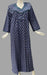 Blue Manga Motif Pure Cotton Free Size Full Sleeves Large Nighty . Pure Durable Cotton | Laces and Frills - Laces and Frills