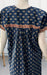 Blue Flora Pure Cotton 3XL Nighty . Pure Durable Cotton | Laces and Frills - Laces and Frills