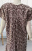 Brown Flora Pure Cotton Nighty. Pure Durable Cotton | Laces and Frills - Laces and Frills