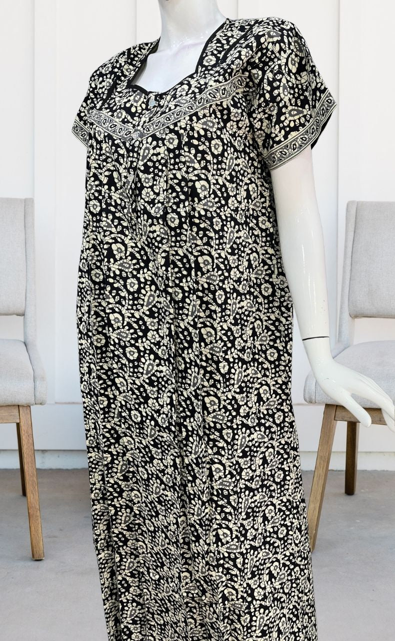 Black Batik Pure Cotton Pure Durable Cotton Laces and Frills