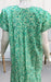 Sea Green Batik Pure Cotton Nighty. Pure Durable Cotton | Laces and Frills - Laces and Frills