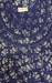Navy Blue Floral Garden Spun Nighty. Flowy Spun Fabric | Laces and Frills - Laces and Frills