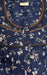 Indigo Blue Garden Spun Nighty. Flowy Spun Fabric | Laces and Frills - Laces and Frills