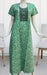 Sea Green Batik Pure Cotton Nighty. Pure Durable Cotton | Laces and Frills - Laces and Frills