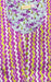 Light Blue/Purple Floral Pure Cotton Nighty. Pure Durable Cotton | Laces and Frills - Laces and Frills