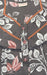 Grey/Peach Flora Rayon Nighty. Flowy Rayon Fabric | Laces and Frills - Laces and Frills