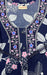 Navy Blue/Pink Embroidery Rayon Nighty.  Flowy Rayon Fabric | Laces and Frills - Laces and Frills