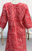 Peach Batik Pure Cotton Long Sleeves Nighty. Pure Durable Cotton | Laces and Frills - Laces and Frills