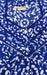 Blue Batik Pure Cotton Long Sleeves Nighty. Pure Durable Cotton | Laces and Frills - Laces and Frills