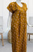 Yellow Flora Spun Nighty. Flowy Spun Fabric | Laces and Frills - Laces and Frills