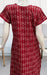 Red Abstract Spun Nighty. Flowy Spun Fabric | Laces and Frills - Laces and Frills