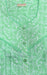 Green Floral Pure Cotton Chikankari Nighty. Pure Durable Cotton | Laces and Frills - Laces and Frills