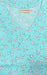 Sea Green Tiny Floral Pure Cotton Nighty. Pure Durable Cotton | Laces and Frills - Laces and Frills