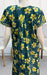 Teal Green/Yellow Garden Pure Cotton Feeding Nighty . Pure Durable Cotton | Laces and Frills - Laces and Frills