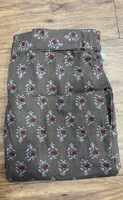 Grey/Maroon Floral Co-ord Set . Versatile Cotton Fabric. | Laces and Frills - Laces and Frills