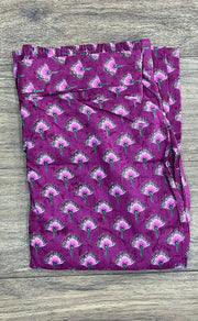 Hot Pink Floral Co-ord Set . Versatile Cotton Fabric. | Laces and Frills - Laces and Frills