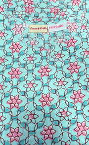 Sea Green Garden Pure Cotton Feeding Nursing Nighty . Pure Durable Cotton | Laces and Frills - Laces and Frills