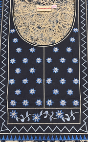 Blue Kalamkari Pure Cotton Nighty. Pure Durable Cotton | Laces and Frills