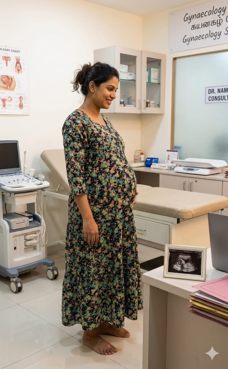 Navy Blue Floral Garden Rayon Feeding Nursing Nighty. Flowy Rayon Fabric | Laces and Frills - Laces and Frills