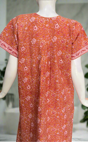 Mustard Garden Pure Cotton Nighty. Pure Durable Cotton | Laces and Frills