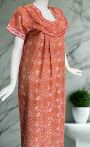 Mustard Garden Pure Cotton Nighty. Pure Durable Cotton | Laces and Frills