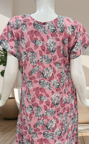 Lemonade Pink Chiffon Nighty. Delicate Chiffon | Laces and Frills - Laces and Frills