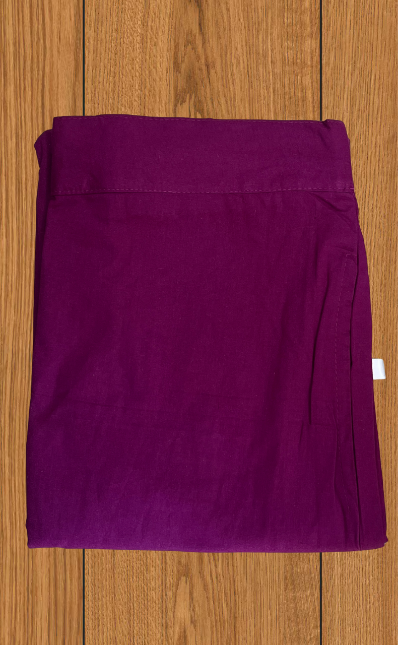 Purple Floral Kurti Co-ord Set . Versatile Cotton Fabric. | Laces and Frills - Laces and Frills