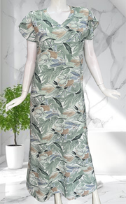 Green Garden Chiffon Nighty. Delicate Chiffon | Laces and Frills