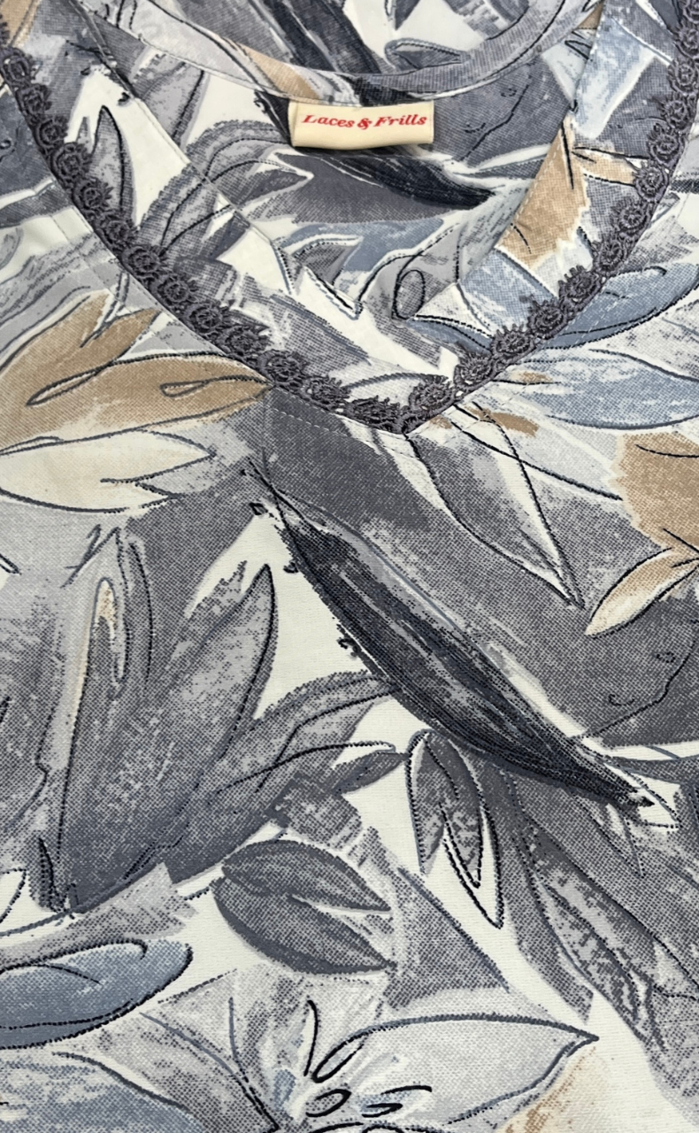 Grey Garden Chiffon Nighty. Delicate Chiffon | Laces and Frills