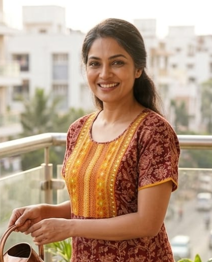 Rust Maroon Kalamkari Pure Cotton Nighty. Pure Durable Cotton | Laces and Frills - Laces and Frills
