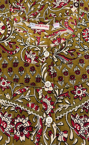 Mustard Garden Pure Cotton Nighty. Pure Durable Cotton | Laces and Frills - Laces and Frills