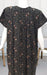 Black/Brown Abstract XXL Spun Feeding Nighty. Flowy Spun Fabric | Laces and Frills - Laces and Frills