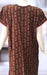 Brown Garden Spun Extra Large Nighty. Flowy Spun Fabric | Laces and Frills - Laces and Frills