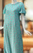 Sea Green Dots Rayon Slim Fit Nighty . Flowy Rayon Fabric | Laces and Frills - Laces and Frills