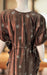 Brown Floral Satin Kaftan .Soft Silky Satin | Laces and Frills - Laces and Frills