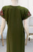 Green Embroidery XXL Soft Nighty. Soft Breathable Fabric | Laces and Frills - Laces and Frills