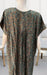 Grey/Beige Abstract Spun 4XL Nighty. Flowy Spun Fabric | Laces and Frills - Laces and Frills