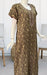 Brown Embroidery XXL Spun Nighty. Flowy Spun Fabric | Laces and Frills - Laces and Frills