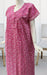 Pink Garden Pure Cotton 3XL Nighty . Pure Durable Cotton | Laces and Frills - Laces and Frills