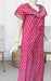 Pink Manga Motif Pure Cotton 3XL Nighty . Pure Durable Cotton | Laces and Frills - Laces and Frills