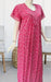 Pink Garden Pure Cotton 5XL Nighty . Pure Durable Cotton | Laces and Frills - Laces and Frills