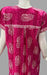 Pink Motif Pure Cotton 3XL Nighty . Pure Durable Cotton | Laces and Frills - Laces and Frills