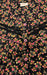 Black Tiny Flora Soft Cotton 3XL Nighty . Soft Breathable Fabric | Laces and Frills - Laces and Frills