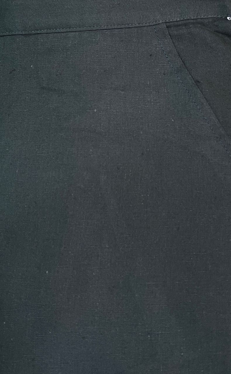 Bottle Green Straight Pants . Pure Cotton Fabric | Laces and Frills - Laces and Frills