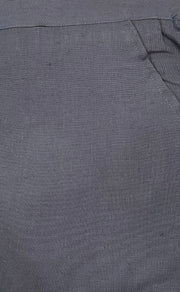 Ash Grey Straight Pants . Pure Cotton Fabric | Laces and Frills - Laces and Frills