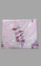 Pink Leaves Double Bedsheet with Lace Pillow Covers/90" x 108" - Laces and Frills