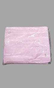 Baby Pink Stripes Double Bedsheet with Pillow Covers/90" x 108" - Laces and Frills