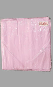 Baby Pink Stripes Double Bedsheet with Pillow Covers/108" x 108" - Laces and Frills