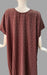 Maroon Garden Soft Cotton 6XL Nighty . Soft Breathable Fabric | Laces and Frills - Laces and Frills